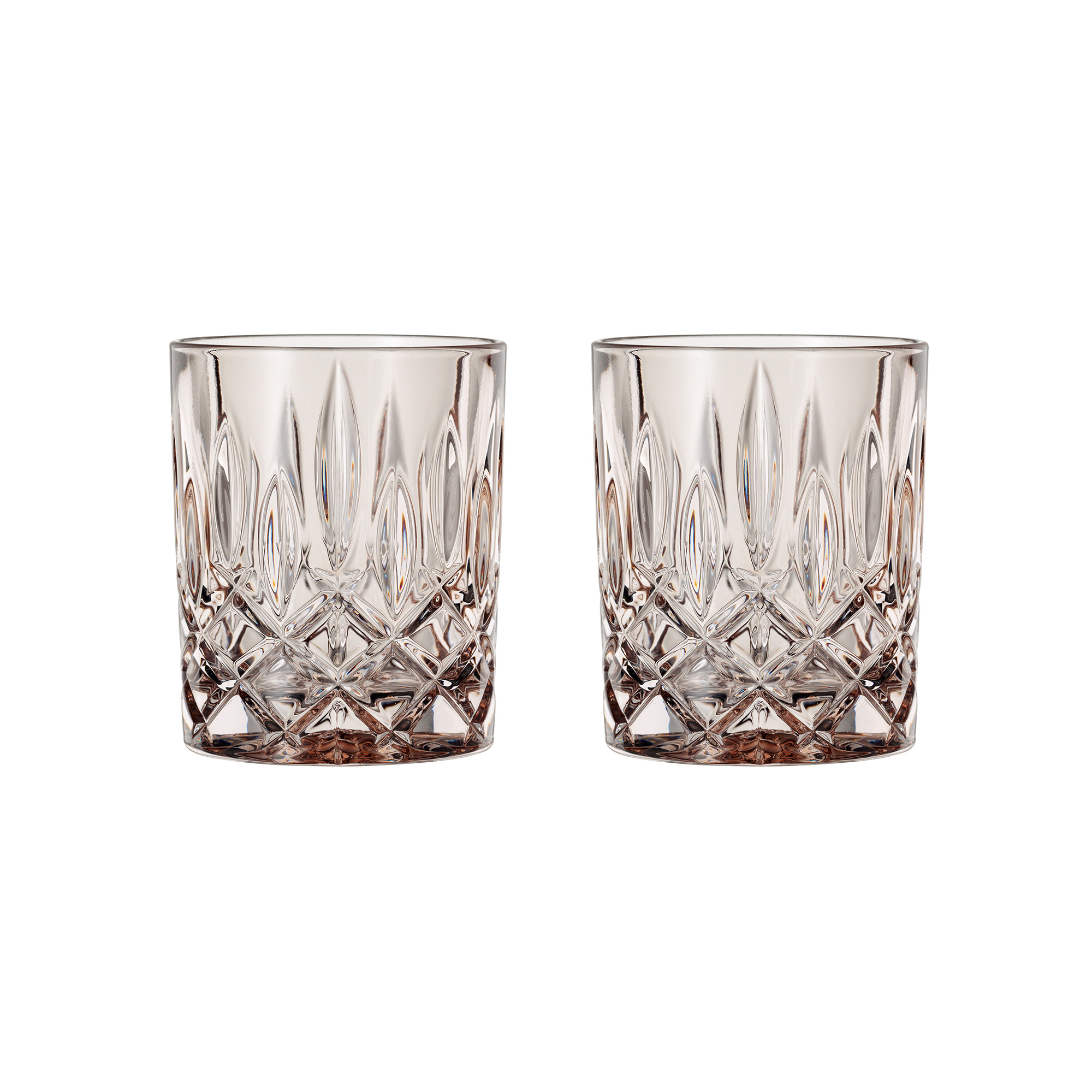 Noblesse Taupe Whiskey Tumbler Set of 2 image number null
